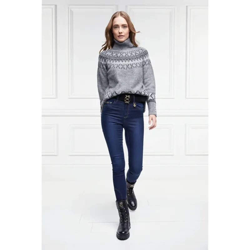 Holland Cooper Thermal Jodhpur Jeans - Dark Indigo